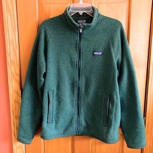 Patagonia Men's Forest Green Better Sweater Jacket Full Zip Size Medium
